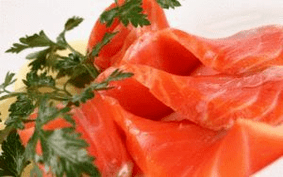 Rote Fisch für Kraft