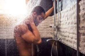 Kontrast dusche, um die Stromversorgung zu erhöhen
