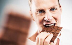 Schokolade essen, um erektile Dysfunktion zu verhindern